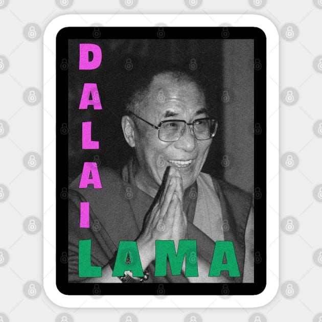 14th Dalai Lama Portrait Sticker by Suva